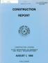 Primary view of Texas Construction Report: August 1985