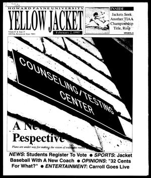 Primary view of object titled 'Howard Payne University Yellow Jacket (Brownwood, Tex.), Vol. 83, No. 15, Ed. 1, Thursday, February 2, 1995'.