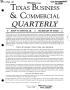 Journal/Magazine/Newsletter: Texas Business & Commercial Quarterly, Volume 2, Number 3, January 19…
