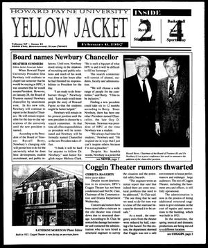 Primary view of object titled 'Howard Payne University Yellow Jacket (Brownwood, Tex.), Vol. 87, No. 11, Ed. 1, Thursday, February 6, 1997'.