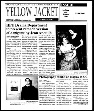 Primary view of object titled 'Howard Payne University Yellow Jacket (Brownwood, Tex.), Vol. 87, No. 18, Ed. 1, Thursday, April 10, 1997'.