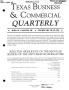 Journal/Magazine/Newsletter: Texas Business & Commercial Quarterly, Volume 2, Number 1, July 1983
