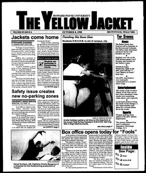 Primary view of object titled 'The Yellow Jacket (Brownwood, Tex.), Vol. 89, No. 6, Ed. 1, Thursday, October 8, 1998'.