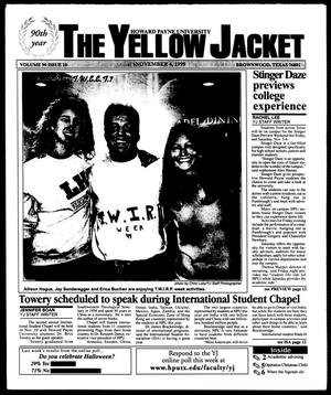 Primary view of object titled 'The Yellow Jacket (Brownwood, Tex.), Vol. 90, No. 10, Ed. 1, Thursday, November 4, 1999'.
