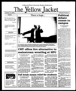 Primary view of object titled 'The Yellow Jacket (Brownwood, Tex.), Vol. 91, No. 7, Ed. 1, Thursday, October 19, 2000'.