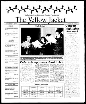 Primary view of object titled 'The Yellow Jacket (Brownwood, Tex.), Vol. 91, No. 12, Ed. 1, Thursday, December 7, 2000'.