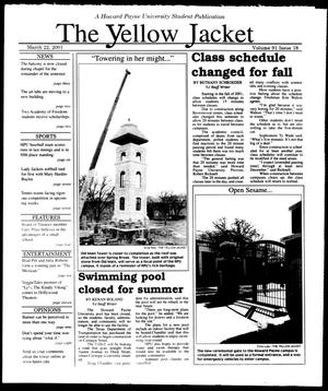 Primary view of object titled 'The Yellow Jacket (Brownwood, Tex.), Vol. 91, No. 18, Ed. 1, Thursday, March 22, 2001'.
