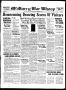 Newspaper: McMurry War Whoop (Abilene, Tex.), Vol. 11, No. 11, Ed. 1, Saturday, …
