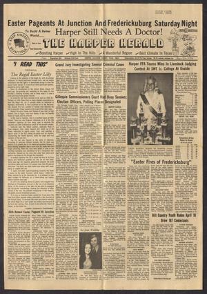 Primary view of object titled 'The Harper Herald (Harper, Tex.), Vol. [60], No. [16], Ed. 1 Friday, April 16, 1976'.