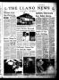 Newspaper: The Llano News (Llano, Tex.), Vol. 86, No. 51, Ed. 1 Thursday, Octobe…