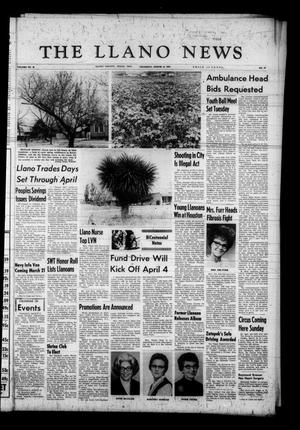 Primary view of object titled 'The Llano News (Llano, Tex.), Vol. 84, No. 18, Ed. 1 Thursday, March 13, 1975'.