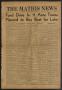 Newspaper: The Mathis News (Mathis, Tex.), Vol. 34, No. 18, Ed. 1 Friday, May 6,…