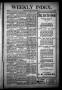 Newspaper: Weekly Index. (Mineral Wells, Tex.), Vol. 3, No. 40, Ed. 1 Friday, Ma…