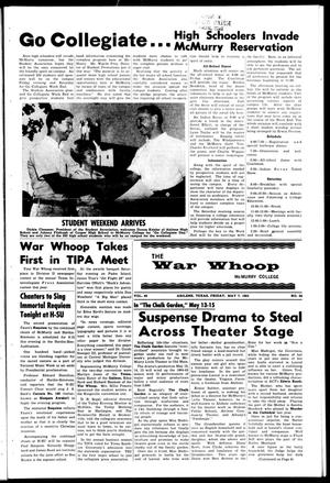 Primary view of object titled 'The War Whoop (Abilene, Tex.), Vol. 42, No. 24, Ed. 1, Friday, May 7, 1965'.