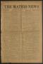 Newspaper: The Mathis News (Mathis, Tex.), Vol. 34, No. 35, Ed. 1 Friday, Septem…