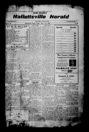 Primary view of object titled 'Semi-weekly Hallettsville Herald (Hallettsville, Tex.), Vol. 56, No. 92, Ed. 1 Friday, May 31, 1929'.