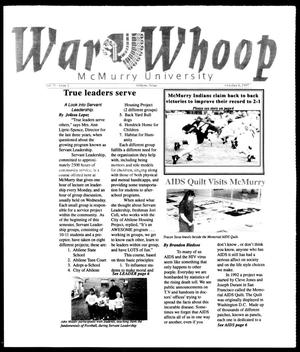 Primary view of object titled 'War Whoop (Abilene, Tex.), Vol. 75, No. 2, Ed. 1, Monday, October 6, 1997'.