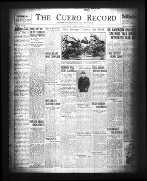 Primary view of object titled 'The Cuero Record (Cuero, Tex.), Vol. 36, No. 62, Ed. 1 Thursday, March 13, 1930'.