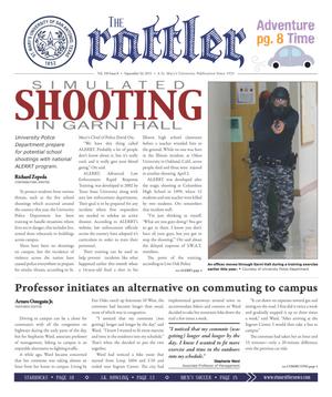 Primary view of object titled 'The Rattler (San Antonio, Tex.), Vol. 100, No. 8, Ed. 1 Wednesday, September 26, 2012'.