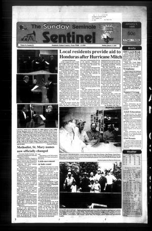 Primary view of object titled 'The Seminole Sentinel (Seminole, Tex.), Vol. 92, No. 22, Ed. 1 Sunday, January 3, 1999'.