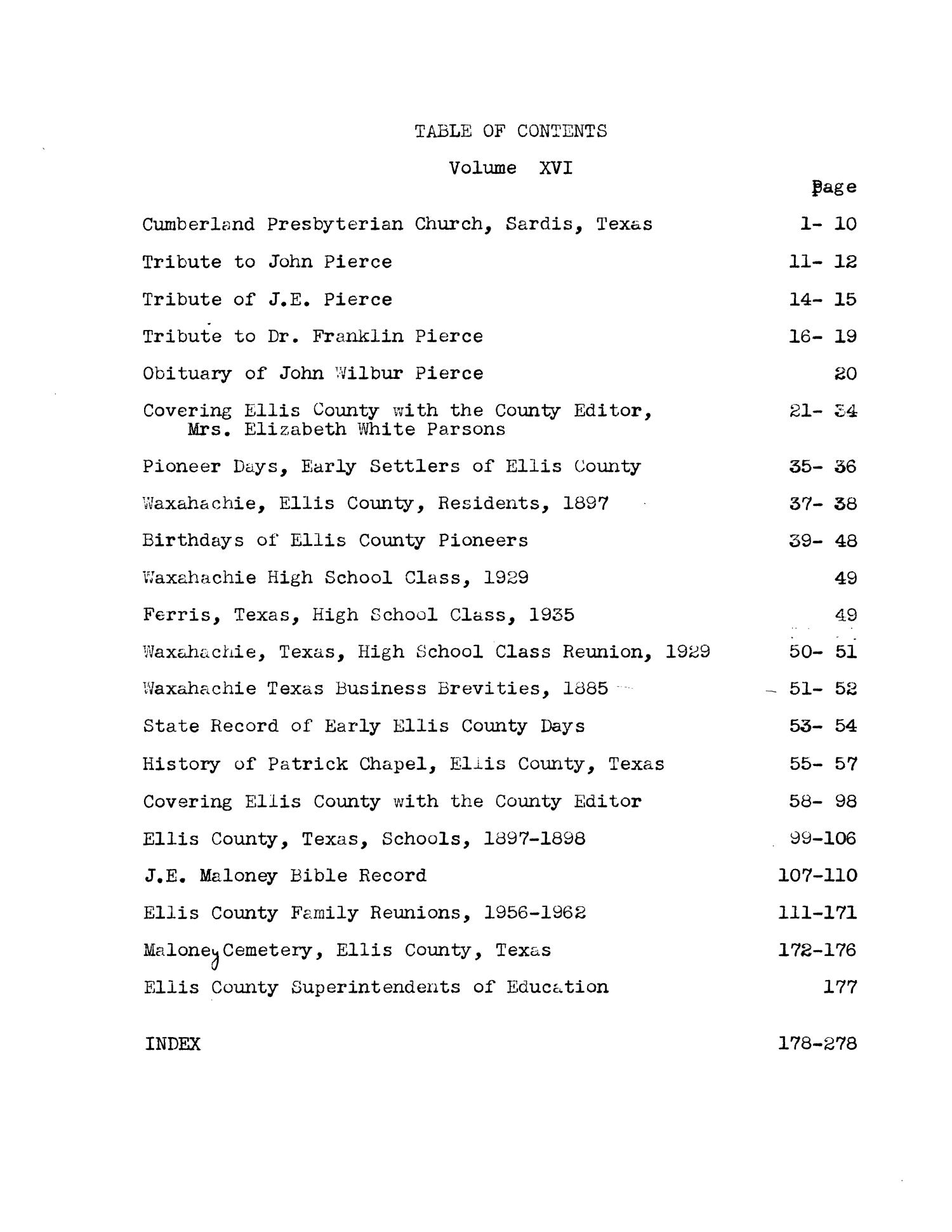 [Texas Genealogical Records, Ellis County: Index]
                                                
                                                    19
                                                