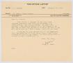 Letter: [Letter from T. L. James to I. H. Kempner, December 16, 1953]