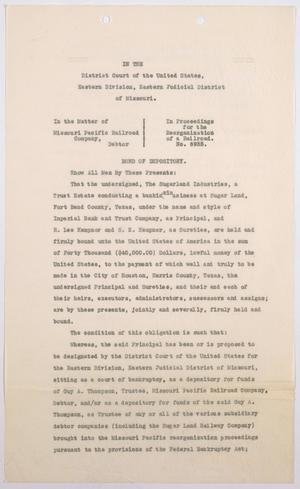Primary view of object titled '[Proceedings for the Reorganization of a Railroad, September 21, 1938]'.