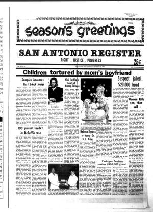 Primary view of object titled 'San Antonio Register (San Antonio, Tex.), Vol. 49, No. 39, Ed. 1 Friday, December 26, 1980'.