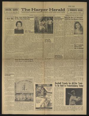 Primary view of object titled 'The Harper Herald (Harper, Tex.), Vol. 43, No. 28, Ed. 1 Friday, July 11, 1958'.