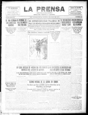 Primary view of object titled 'La Prensa (San Antonio, Tex.), Vol. 3, No. 190, Ed. 1 Tuesday, May 18, 1915'.