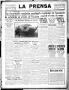 Newspaper: La Prensa (San Antonio, Tex.), Vol. 5, No. 1035, Ed. 1 Wednesday, Sep…
