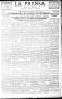 Newspaper: La Prensa. (San Antonio, Tex.), Vol. 2, No. 60, Ed. 1 Thursday, April…