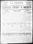 Primary view of La Prensa. (San Antonio, Tex.), Vol. 2, No. 40, Ed. 1 Thursday, November 26, 1914