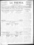 Primary view of La Prensa. (San Antonio, Tex.), Vol. 2, No. 80, Ed. 1 Tuesday, January 12, 1915