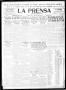 Newspaper: La Prensa (San Antonio, Tex.), Vol. 6, No. 1816, Ed. 1 Saturday, Janu…