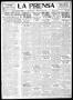 Primary view of La Prensa (San Antonio, Tex.), Vol. 8, No. 2,321, Ed. 1 Tuesday, August 16, 1921
