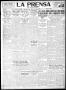 Primary view of La Prensa (San Antonio, Tex.), Vol. 8, No. 2,245, Ed. 1 Wednesday, June 1, 1921