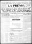 Newspaper: La Prensa (San Antonio, Tex.), Vol. 6, No. 1805, Ed. 1 Tuesday, Janua…