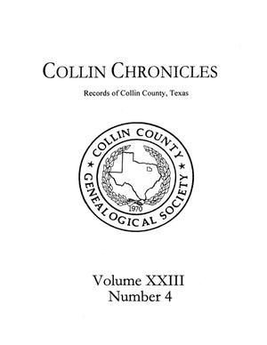 Primary view of object titled 'Collin Chronicles, Volume 23, Number 4, 2002/2003'.