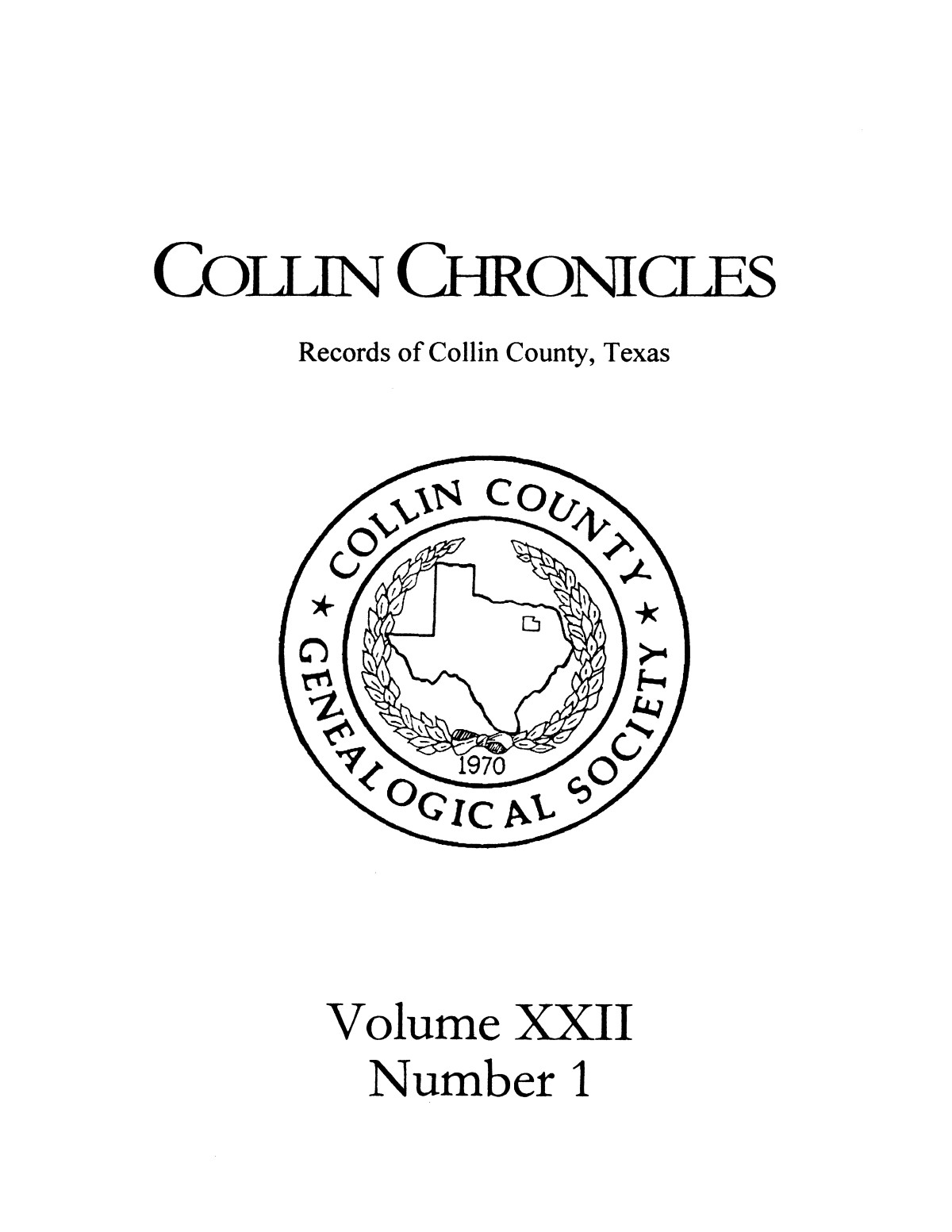 Collin Chronicles, Volume 22, Number 1, 2001/2002
                                                
                                                    [Sequence #]: 1 of 30
                                                