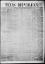 Thumbnail image of item number 1 in: 'Texas Republican. (Marshall, Tex.), Vol. 12, No. 18, Ed. 1 Saturday, January 19, 1861'.