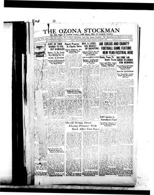 Primary view of object titled 'The Ozona Stockman (Ozona, Tex.), Vol. 17, No. 38, Ed. 1 Thursday, January 1, 1931'.