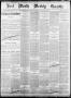 Thumbnail image of item number 1 in: 'Fort Worth Weekly Gazette. (Fort Worth, Tex.), Vol. 12, No. 45, Ed. 1, Thursday, October 16, 1890'.