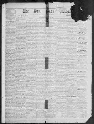 Primary view of object titled 'The San Saba News. (San Saba, Tex.), Vol. 16, No. 28, Ed. 1, Friday, May 16, 1890'.