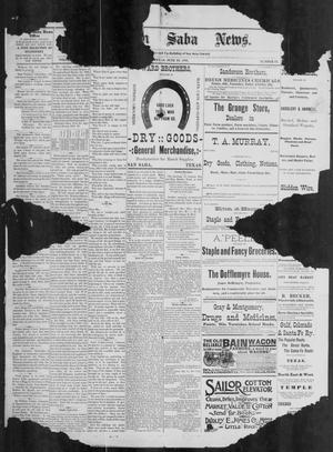 Primary view of object titled 'The San Saba News. (San Saba, Tex.), Vol. 17, No. 32, Ed. 1, Friday, June 19, 1891'.