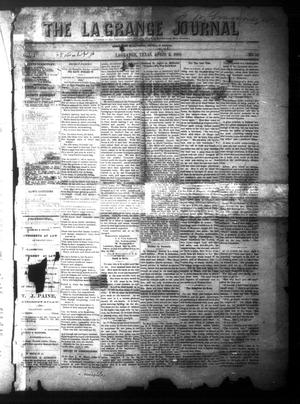 Primary view of object titled 'The La Grange Journal (La Grange, Tex.), Vol. 1, No. 16, Ed. 1 Wednesday, June 2, 1880'.