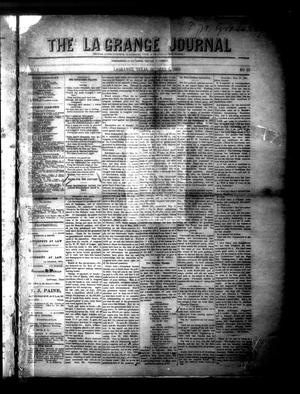 Primary view of object titled 'The La Grange Journal (La Grange, Tex.), Vol. 1, No. 33, Ed. 1 Wednesday, October 6, 1880'.