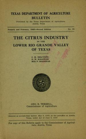 Primary view of object titled 'The Citrus Industry in the Lower Rio Grande Valley of Texas'.