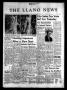Newspaper: The Llano News (Llano, Tex.), Vol. 78, No. 52, Ed. 1 Thursday, Novemb…