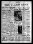 Newspaper: The Llano News (Llano, Tex.), Vol. 79, No. 2, Ed. 1 Thursday, Novembe…